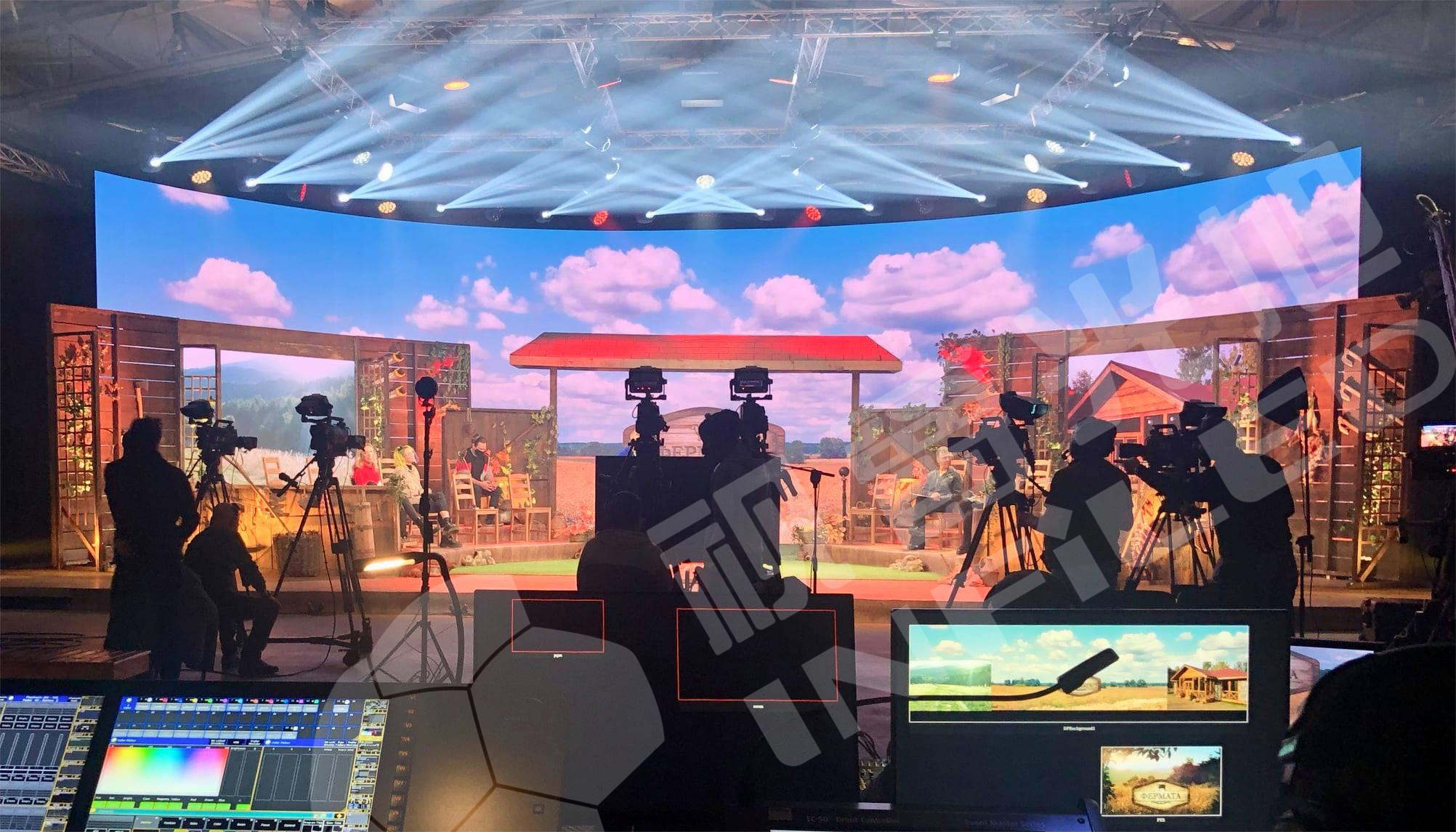 云顶集团3118app下载xR虚拟拍摄LED显示屏精彩案例保加利亚电影拍摄演播室